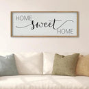 SRSZHIYUE Home Sweet Home Sign 40"x15" for Farmhouse Rustic Large Family Living Room Over Couch Modern Horizontal Wall Decor, Wood Framed Plaques Art Decorative (Wood) by CozyNest Decor