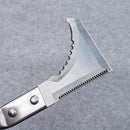Kosoyo Crack Weeder Crack Weeding Tool Sawtooth Wave Manual Scythe Stainless Steel Gardening Tool -11.42" by GreenHaven Gardens