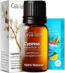 Gya Labs Cypress Essential Oil for Diffuser - 0.34 Fl Oz - 100% Pure Natural Cypress Oil for Aromatherapy & Candle Making Scent by CozyNest Decor