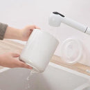 Food Storage Containers with Airtight Lids: Ceramic Canister Sets for Kitchen Countertop - Porcelain Jar for Coffee Tea Flour Sugar Rice Cookies Candy - White (42 oz) by CozyNest Decor