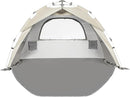 Beach Tent Pop Up Beach Sun Shade Tent with UPF 50+ UV Protection, Removable Floor Zippered Privacy & Ventilation Sun Shelter Family 3 to 4 Person by TinyTreasures Baby Boutique
