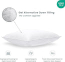 Threadmill Bed Pillows Queen Size Set of 2 | Soft Down Alternative Cooling Bed Pillow for Sleeping | Soft Pillows for Bed | 20x30 Hotel Pillow, Queen Pillows 2 Pack for Back, Stomach or Side Sleepers by CozyNest Decor