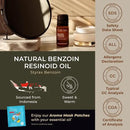 Gya Labs Benzoin Resinoid Essential Oil for Skin - 0.34 Fl Oz - 100% Pure Natural Benzoin Resinoid Oil for Hair, Diffuser, Candle Making Scent by CozyNest Decor