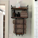 Towel Rack Wall Mounted - Space-Saving Design for Small Bathrooms - Versatile Organizer for Towels, Blankets, and More - Ideal for RVs and Hotels by CozyNest Decor