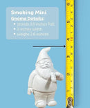 Gnometastic Gnude Mini Gnomes - Smoking Hippie Unpainted Gnome Statue, 3.5in DIY Paint Your Own Gnome Mini -Funny Garden Gnomes to Paint for Adults by GreenHaven Gardens