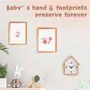 Inkless Baby Hand and Footprint Kit,Clean-Touch Ink Pad Kit,Safe No Mess Printing Infant Hand Foot Stamp,4 Pack Newborn Inkless Print Pads Best Keepsake or Gifts for Family by TinyTreasures Baby Boutique