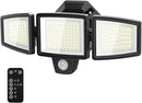 65W LED Flood Lights Outdoor, 6500LM, Waterproof, 6500K Motion Sensor Flood Lights Outdoor with Adjustable 3 Head Detected Floodlight for Outside Entryway Garage, Yard, Porch by GreenHaven Gardens