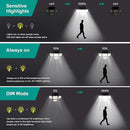 Solar Outdoor Lights - 3000LM 188 LED Motion Sensor Outdoor Lights, 4 Heads IP65 Waterproof Powered Security Flood Lights, 270°Wide Lighting Angle Wall Light with Sensors for Backyard Yard by GreenHaven Gardens