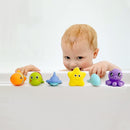 Hely Cancy Infant Bath Toys for 18 Months - No Hole Animal Bathtub Toys, Baby Bath Tub Toys by TinyTreasures Baby Boutique