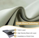 H.VERSAILTEX Premium Blackout Thermal Insulated Room Darkening Curtains for Bedroom/Living Room - Classic Grommet Top (2 Panels, Light Sage, 52 Inch by 54 Inch) by CozyNest Decor