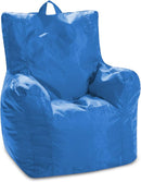 Posh Creations Bean Bag Structured Seat for Toddlers and Kids, Comfy Chair for Children, Pasadena, Royal Blue by TinyTreasures Baby Boutique