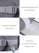 Baby Hip Seat Carrier Baby Waist Stool for Child Infant Toddler with Adjustable Strap Buckle Pocket Soft Inner Huge Storage (Black) by TinyTreasures Baby Boutique