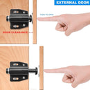 12Pack Magnetic Touch Push to Open Door Latch for Heavy Duty Door Push Release Latch Kitchen Drawer Push Catch Pop Out Latch Kitchen Closet Door Closing (Black) by TinyTreasures Baby Boutique