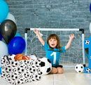 HIYAGON Rectangular Soccer Basket Kids Gift Basket Baby Boy Basket Kids Toy Storage Bin Basket Organizer Box Soccer Room Decor(Soccer) by TinyTreasures Baby Boutique