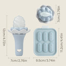 Moonkie Baby Fruit Feeder with Freezer Tray, BPA Free Silicone Food Feeder for Infant Self Feeding, Breastmilk Popsicle Molds, Mesh Feeder with Two Pouches, Baby Shower Gifts 4 Months+, 2 Pack by TinyTreasures Baby Boutique