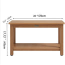 30'' Large Shower Bench Seat, Poly Lumber Bath Stool for Inside Shower Waterproof, HDPS Bathroom Chair for Shaving Legs with Adjustable Feet, Non-Slip & No Maintenance, Brown (30 x 13 Inches) by TinyTreasures Baby Boutique