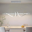 Modern Ceiling Chandelier Light, Acrylic Anti Flicker Pendant Lamp with Remote Control Dimmable 3 Color Mode & Brightness for Kitchen Bar by CozyNest Decor