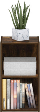Furinno Pasir 2-Tier Open Shelf Bookcase, Bookshelf, Amber Pine by TinyTreasures Baby Boutique