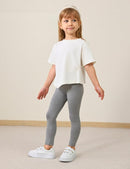 Toddler Girls Leggings 2-Pack Bamboo Viscose Little Girls Casual Stretch Pants by TinyTreasures Baby Boutique