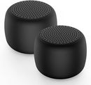White Noise Machine Babelio Mini Sound Machine for Adults Kids Baby | 15 Non-looping Sounds | Timer | Easy to Pocket and Travel - Black (Pack of 2) by TinyTreasures Baby Boutique