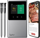 Sync WiFi Wireless Meat Thermometer Digital, 2 Probes, Smart Base, LCD Display, Unlimited Range, Bluetooth 5.4, Improved Stability, NIST-Certified Accuracy, BBQ, Grill, Smoker, Oven, Kitchen by TinyTreasures Baby Boutique