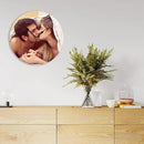Generic Custom Clocks for Walls Personalized Clocks with Picture That PVC Customized Round Silent Clock for Living Room Wedding Friend Family Lover, 12inch-30cm by TinyTreasures Baby Boutique
