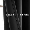 Blackout Curtains Custom Size for Bedroom 1 Panel, Thermal Insulated Blackout Curtains, Solid Grommet Privacy Room Darkening Drapes for Living Room Window (Customsize, Dark Grey) by CozyNest Decor
