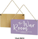 Purple Decor Rustic War Room Decor Christian Decoration Bible Verse Wood Decoration Sign Christian Scripture Printed Wood Sign Wall Art Religious Gifts Faith Based Gifts by CozyNest Decor