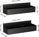 Magnetic Spice Rack for Refrigerator, Kitchen Organizer and Storage Shelf, Black (2 Pack)… by CozyNest Decor