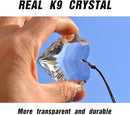 2PCS Heart Crystal Sun Catcher Prisms, STINO Hanging Suncatchers with Glass Prism Decor, Rainbow Maker for Windows, Room, Kitchen, Garden Crystal Decor (1, Heart Clear 2Pcs) by GreenHaven Gardens