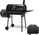 Royal Gourmet CC1830SC Charcoal Grill Offset Smoker with Cover, 811 Square Inches, Black, Outdoor Camping by GreenHaven Gardens
