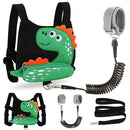 Accmor Toddler Harness Leash + Anti Lost Wrist Link, Cute Dinosaur Kids Leash Walking Harness, Baby Leashes for Toddlers, Child Harness Leash Wristband Assistant Strap Belt for Boys Girls Outdoor by TinyTreasures Baby Boutique