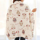 UKELER Owl Sherpa Fleece Blanket Twin Size 60''x80''- Ultra Soft Cozy Flannel Blanket for Bed/Couch/Sofa/Office/Camping, Great Gift for Women's Day,Mother's Day,Father's Day,Thanksgiving,Christmas by CozyNest Decor