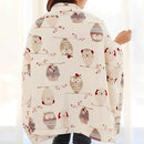 UKELER Owl Sherpa Fleece Blanket Queen Size 80''×90''- Ultra Soft Cozy Flannel Blanket for Bed/Couch/Sofa/Office/Camping, Great Gift for Women's Day,Mother's Day,Father's Day,Thanksgiving,Christmas by CozyNest Decor