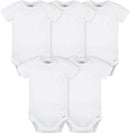 Gerber baby-boys 5 Pack Onesies Multi-packs Bundle Interlock 180 Gsm by TinyTreasures Baby Boutique