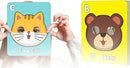 Alphabet Mask Cards,26 Pcs Alphabet ABC Flash Cards with Animal Masks,Colorful Giant ABC Animal Flash Cards,Learn Letters,English Phrases Colorful Flashcards for Interactive Educational Games by TinyTreasures Baby Boutique