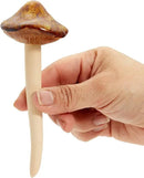 Juvale 4 Pack 5-inch Ceramic Mushroom Plant Garden Ornament and Decor - Outdoor Decoration Stakes for Planter Pots by GreenHaven Gardens