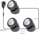 Pond Lights Underwater LED RGB Colored Fountain Lights IP68 Waterproof Spotlight Timing Adjustable Submersible Spot Lights for Fish Pond Garden Lawn Yard Waterfall (Set of 3) by GreenHaven Gardens