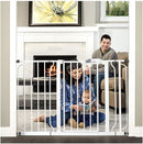 Regalo Easy Step 49-Inch Extra Wide Baby Gate, Includes 4-Inch and 12-Inch Extension Kit, 4 Pack of Pressure Mount Kit and 4 Pack of Wall Mount Kit by TinyTreasures Baby Boutique