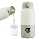 Portable Bottle Warmer for Travel, 2-Min Fast Heating Baby Bottle Warmer,12.8oz Formula Container to Go for Breastmilk, Formula Dispenser with Long-Lasting Keep Warm Function by TinyTreasures Baby Boutique