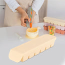 Silicone Freezer Trays with Lid,2ea 1oz 6 Section-Leak Proof Silicone Freezer molds for Homemade Baby Food Breastmilk, Purees, Vegetables, Fruit, Baby Food Jars Ice Tray with Lid BPA Free Beige by TinyTreasures Baby Boutique