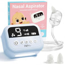 HEYVALUE Nasal Aspirator for Baby, Hospital Grade Nose Sucker with 9 Levels Suction, Night Light and Nursery Rhyme Soothing, Electric Nose Suction for Baby with Food-Grade Silicone Tips Blue by TinyTreasures Baby Boutique