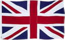 Homissor British Flag Cotton 3x5 Union Jack England Flags Embroidered Sewn Stripes United Kingdom UK Flag Heavy Duty Indoor by GreenHaven Gardens