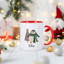 Christmas Gifts for Kids, Personalized Name Christmas Coffee Mug, Cute Hot Chocolate Cocoa Mug, Winter Holiday Cups for Children, Customized Christmas Birthday Gifts for Women Families Friend by TinyTreasures Baby Boutique