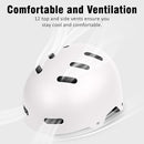 Skateboard Bike Helmet for Adults Women Men Youth Kids (2-3-5-8-14+ Years Boys Girls) - Lightweight Multi-Sport Adjustable Helmets for Bicycle Skateboard Scooter Skate Cycling by TinyTreasures Baby Boutique