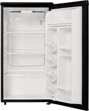 E-Star 3.3 Cu Ft Mini Fridge without Freezer - AUTO DEFROST, Reversible Single Door, Glass Shelf Refrigerator - A Space-Saving Marvel for Your Bedroom, Dorm, and Office by CozyNest Decor
