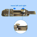 2 pcs Zinc Alloy Sliding Door Lock, Barrel Bolt Cabinet Lock Barrel Bolt Closure Cabinet Door Security Sliding Door Lock for Home Windows and Doors Cabinet Furniture by TinyTreasures Baby Boutique