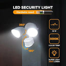 UME 2 Pack 32W 3500 Lumen LED Security Lights Motion Sensor Light Outdoor, 5000K Daylight, IP65 Waterproof, Dusk to Dawn, Motion Detector Flood Light for Garage, Yard, Porch-White by GreenHaven Gardens