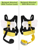 Toddler Harness with Anti Lost Wrist Link - Cute Children Leashes, Yellow Bees Baby Traction Safety Rope Leash with Key Lock Design, for Boys/Girls Walking Assistant by TinyTreasures Baby Boutique