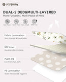 Baby Play Mat 71x79 Inch, 2 in 1 Fabric & XPE Dual-Sided Design Foldable Play Mats for Babies and Toddlers, Waterproof & Anti-Slip Baby Mat for Floor, Portable Baby Foam Crawling Mat with Travel Bag by TinyTreasures Baby Boutique